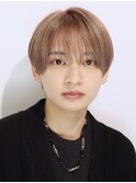 シースルーマッシュ韓国ヘアカルマパーマ韓国マッシュ黒髪