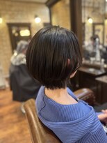 シャル 町田(shalu)&nbsp;癖毛を活用して絶壁解消ショートボブ/20代30代40代