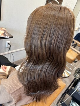 ニコ ヘアリラクゼーション(Nico hair relaxation) 20代30代40代大人かわいいゆるふわロング モカブラウン
