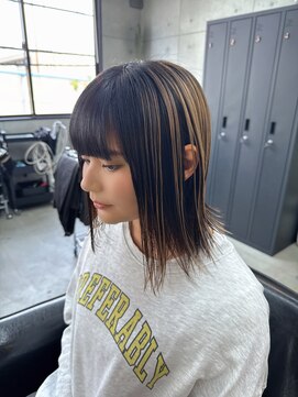 ステラ(stella) 柔らかいベージュのアンブレラカラー