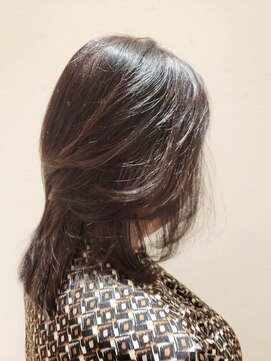 松本平太郎美容室 国立店 50代60代×セミディレイヤー×サイエンスアクア×イノアカラー