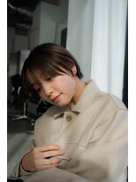 ロウ 銀座(RAW)&nbsp;マッシュショート　ボブ　前下がり　銀座