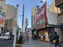 【STEP 4】 「なか卯」の角を右折！所沢