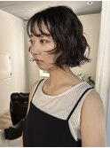 ボブパーマ/レイヤーボブ/ニュアンスパーマ/ウェーブヘア