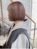 #ミニボブ #ミルクティーベージュ