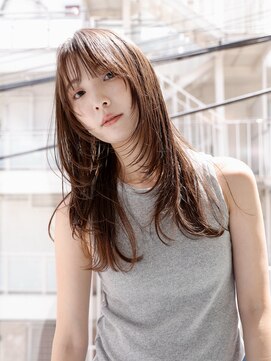 エムスラッシュ アヴェダ 自由が丘(M.SLASH AVEDA) 顔周りレイヤー/小顔/ウルフカット/ロングレイヤー/自由が丘