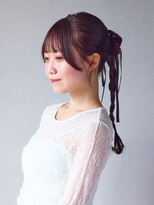 アースコアフュールボーテ つくば学園店(EARTH coiffure beaute)&nbsp;カチモリロープ編みアレンジ