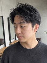ローム(Rome)&nbsp;Men's/ショート/フェザーショート/黒髪