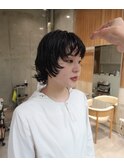 ショートボブパーマ