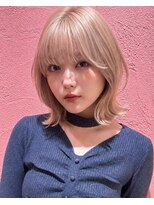 ゲーム 梅田(GAME)&nbsp;ミルクブラウンミルクティーベージュ巻き髪くびれヘア梅田