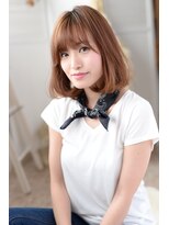 レフラム 獨協大学前店(le:fro:m)&nbsp;シンプルなアプローチ♪ワンレンボブ