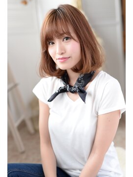 レフラム 獨協大学前店(le:fro:m) シンプルなアプローチ♪ワンレンボブ