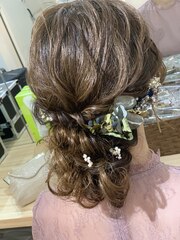 お呼ばれヘアセット