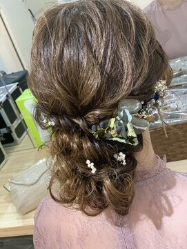 シム テンジン(hair & beaty SIM tenjin) お呼ばれヘアセット