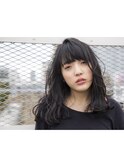 黒髪×ノームコア×フリンジバング◎20代30代40代50代