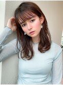 韓国ヘア/小顔カット/テラコッタ/くすみブルー/ヨシンモリ