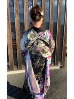 ラスティー(hair collection Rusty)&nbsp;成人式振袖着付け