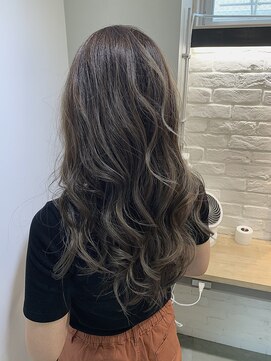 エイト 沖縄豊崎店(EIGHT toyosaki) 【EIGHT 豊崎】お客様スタイル_3Dカラー×グレーアッシュ