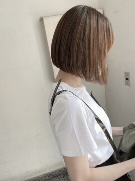 キャンバス バイ ネオリーブ 横浜西口(Canvas by neo.) 艶っとまるっとまとまるボブトーン上がるカラー◎sk