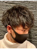 ヒロギンザ 新橋日比谷口店(HIRO GINZA)&nbsp;マッシュスペインパーマ　新橋　理容室　床屋　ヒロ銀座　日比谷