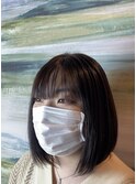 前下がりショートボブ