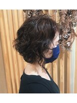 アクセヘアー 町田(acce hair)&nbsp;大人ショートのウェーブパーマ