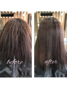 ヘア ソムリエ ゼアラ(hair sommelier Zara) 【髪質改善】縮毛矯正/30代/うねりとダメージが悩み