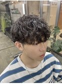 【Lond GULLMANHide】MEN'S HAIR/波巻きパーマ/メンズマッシュ
