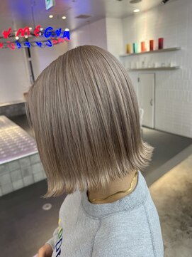 ゲーム 原宿店(GAME) ミルクティーベージュ/ダブルカラー/ケアブリーチ/髪質改善/原宿