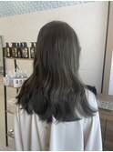 ブリーチなしオリーブグレージュ