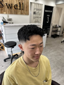 スウェル 船橋店(Swell) ハイライト/マッシュパーマ/ウルフ/波巻き/メンズ1