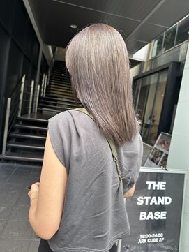 ロンド レア 天神大名店(Lond Le’a) ダブルカラーグレージュ透明感カラーケアブリーチハイトーン韓国