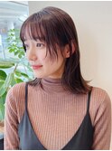 レイヤーカット*ミディアムレイヤー*ミディアムボブ*姫カット