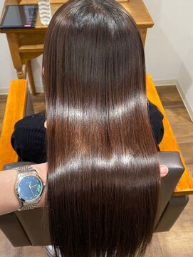 トムヘアーデザイン 古川橋店(TOM HAIR DESIGN) 【髪質改善×縮毛矯正】美革ストレート