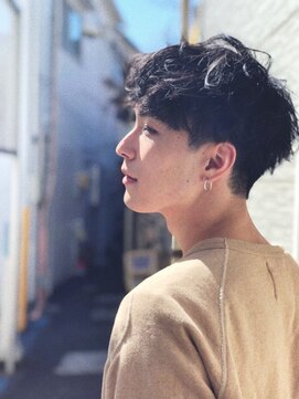ベル 表参道店(Belle) アパレル男子に大人気!くせ毛風マッシュパーマ《小顔》メンズ