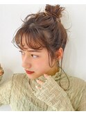 シニヨンヘア