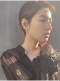 夏ショートスタイル　スウィングショート　大人ショートスタイル