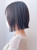 セイドット リー(Say. Ree)&nbsp;Say.ree アッシュブラック ぱっつん前髪 学割U24 表参道 原宿