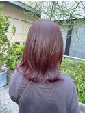 【ゼロテクカラー】チェリー×ブラウン