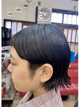 マリ美容室 マッシュウルフ