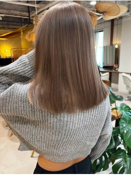 ココテラス(coco terrace) ミルクティーベージュ/ケアブリーチ/トリートメント