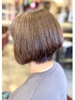 サーティエイト(38) くせ毛おさまり くびれショートボブ/丸みショート/ボブ/元町/