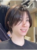 （大人ショート/くびれ/ノーセット/毛流れ美人/小顔）