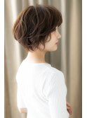 □ニュアンスカラーくせ毛風マッシュパーマ406越谷20代30代40代