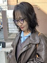 パークレーン アイス イヴェン(park lane ICI yeven)&nbsp;20代30代40代パーマミディアムロングレイヤーカットブリーチなし