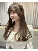 リッカ(LICCA)&nbsp;(licca内堀)顔まわり×韓国ヘア×レイヤーカット