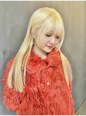 洋服と合わせやすい【ブロンドヘア】