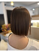 ギッシュ イオン小牧店(guiches) 【縮毛矯正】自然なストレート【イルミナカラー】