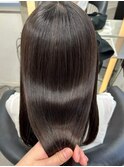 美髪縮毛矯正×地毛風カラー