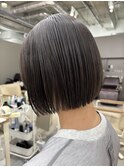 ナチュラルストレートで朝楽ショートボブ ｢村田｣